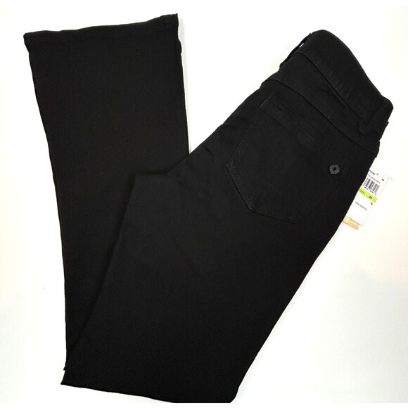 Democracy Itty Bitty Boot Jeans Black Denim size 4 Petite NWT - Picture 2 of 9